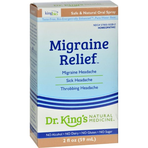 King Bio Homeopathic Migraine Relief - 2 Fl Oz Fashion