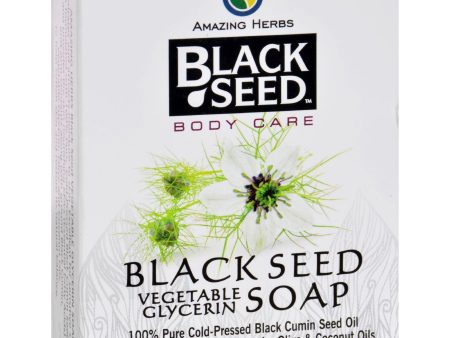 Black Seed Bar Soap - Vegetable Glycerin - 4.25 Oz For Discount