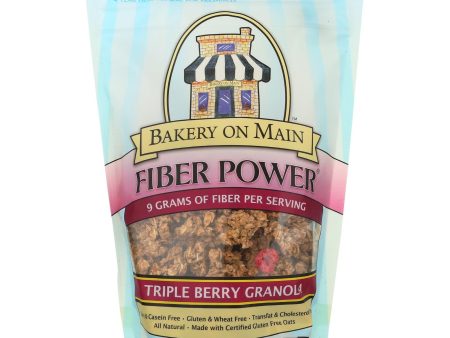 Bakery On Main Triple Berry Fiber Power Granola - Case Of 6 - 12 Oz. Online Hot Sale