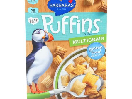 Barbara s Bakery Puffins Cereal - Multigrain - Case Of 12 - 10 Oz. Online Hot Sale