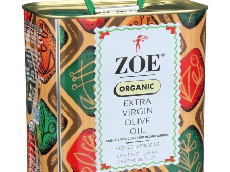 Zoe Organic Olive Oil - Extra Virgin - 88 Oz Online now