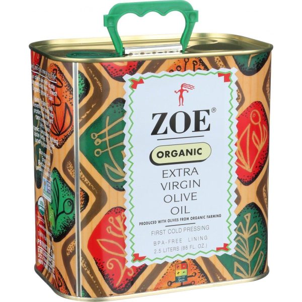 Zoe Organic Olive Oil - Extra Virgin - 88 Oz Online now