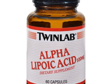 Twinlab Alpha Lipoic Acid - 100 Mg - 60 Capsules Hot on Sale