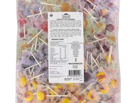 Yummy Earth Organic Fruit Lollipops - Assorted Fruits Flavors - 5 Lb Container Hot on Sale