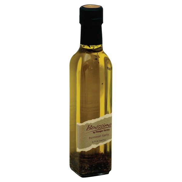 Benissimo Oil - Parmesan Garlic - Case Of 6 - 8.1 Fl Oz. For Sale