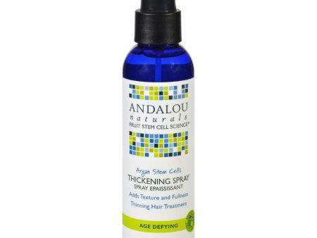 Andalou Naturals Thickening Spray - Argan Stem Cells - 6 Oz Online now