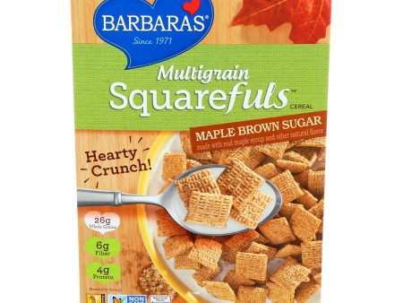 Barbara s Bakery Multigrain Squarefuls - Maple Brown Sugar - Case Of 12 - 12 Oz. Discount