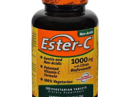 American Health Ester-c With Citrus Bioflavonoids - 1000 Mg - 120 Vegetarian Tablets Discount