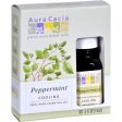 Aura Cacia Peppermint Pure Essential Oil - 0.5 Fl Oz - Case Of 3 Online Sale