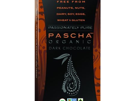 Pascha Organic Chocolate Bar - Dark Chocolate - 55 Percent Cacao - With Cocoa Nibs - 3.5 Oz Bars - Case Of 10 For Cheap