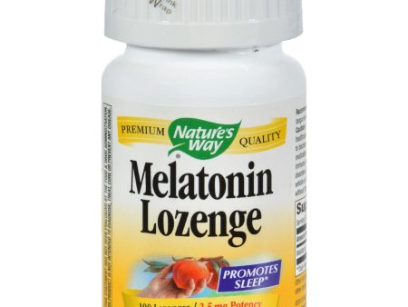 Nature s Way Melatonin Lozenge Fruit - 2.5 Mg - 100 Lozenges Discount