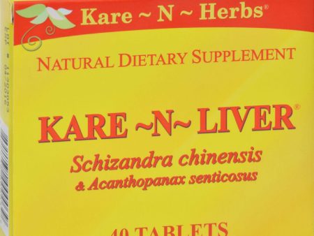 Kare-n-herbs Kare-n-liver - 40 Tablets Cheap