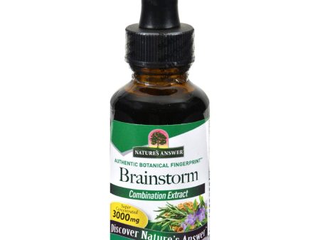 Nature s Answer Brainstorm Alcohol Free - 1 Fl Oz For Cheap