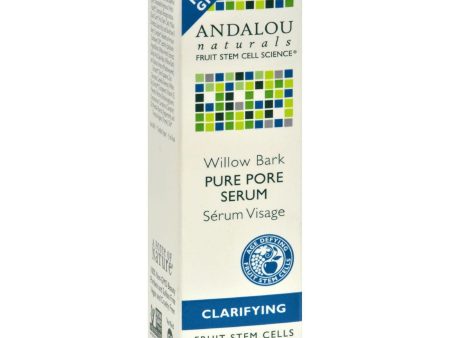 Andalou Naturals Clarifying Willow Bark Pure Pore Serum - 11 Fl Oz Online Hot Sale