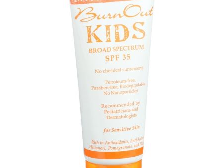 Burn Out Physical Sunscreen - Kids - Spf 35 - 3.4 Oz For Discount