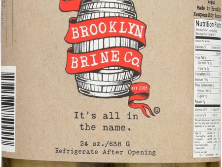 Brooklyn Brine Pickle - Damn Spicy - Case Of 12 - 24 Oz. on Sale