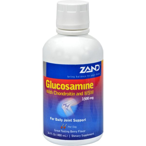 Zand Glucosamine With Chondroitin And Msm Berry - 1500 Mg - 16 Fl Oz Fashion