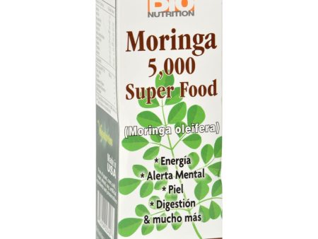 Bio Nutrition Moringa Super Food - 5000 Mg - 4 Fl Oz Cheap