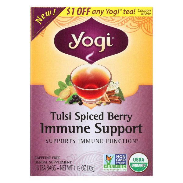 Yogi Echinacea - Immune Support - Case Of 6 - 16 Bags Online Sale