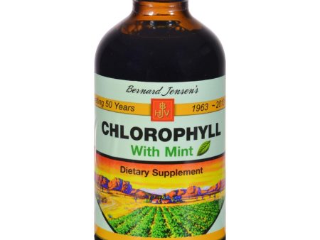 Bernard Jensen Chlorophyll Mint - 8 Fl Oz Online now