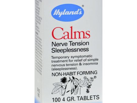 Hyland s Calms - 100 Tablets For Discount