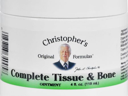 Dr. Christopher s Formulas Complete Tissue And Bone Ointment - 4 Oz Online now