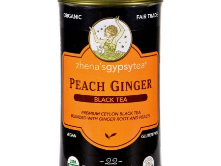 Zhena s Gypsy Tea P Ginger Black Tea - Case Of 6 - 22 Bags Supply