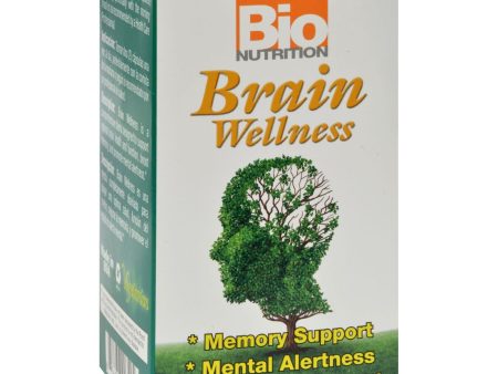 Bio Nutrition Brain Wellness - 60 Vegetarian Capsules Fashion