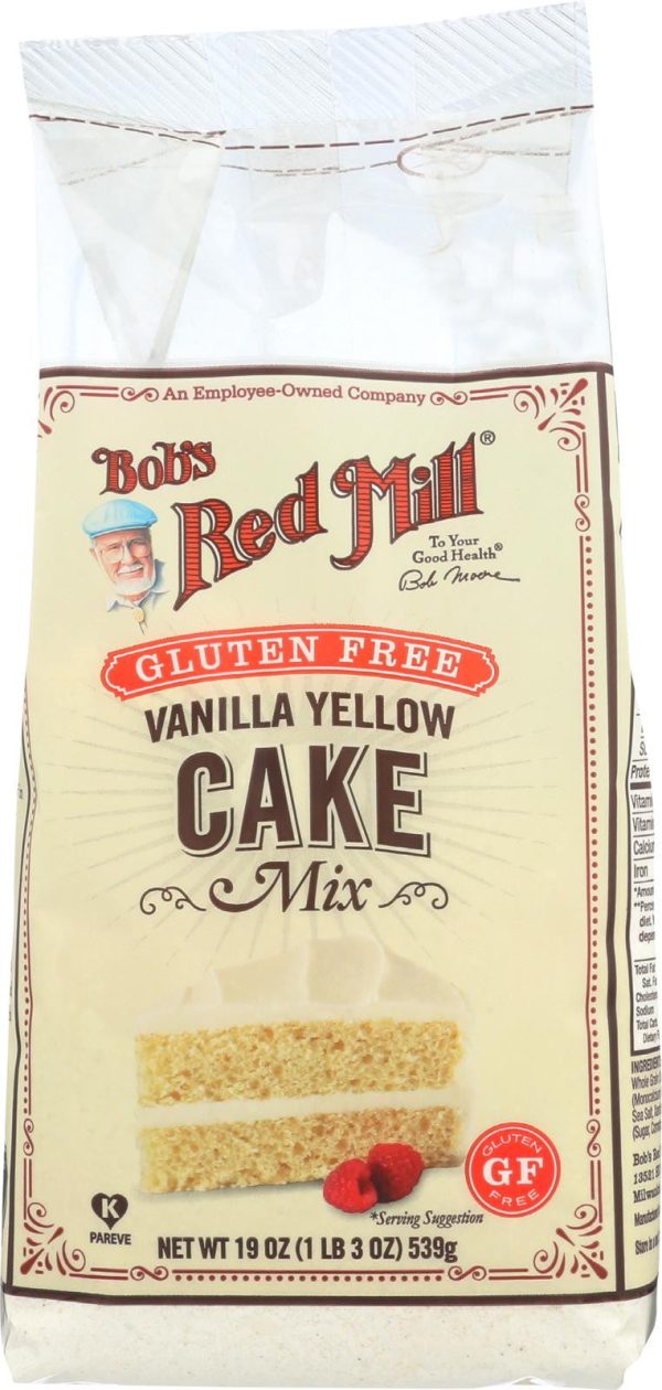 Bob s Red Mill Gluten Free Vanilla Cake Mix - 19 Oz - Case Of 4 Cheap