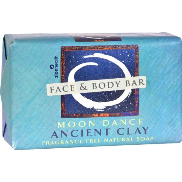 Zion Health Moon Dance Clay Soap - Fragrance Free - 6 Oz For Sale