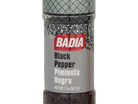 Badia Spices Black Pepper - Case Of 12 - 2 Oz. Online now