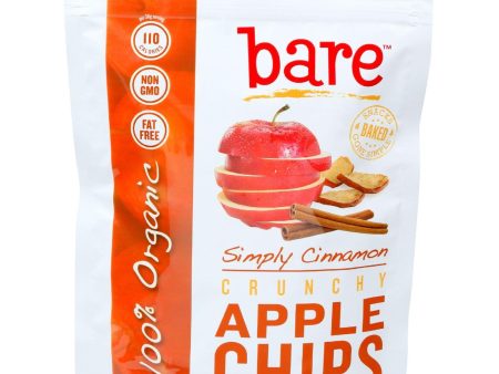 Bare Fruit Apple Chips - Organic - Crunchy - Simply Cinnamon - 3 Oz - Case Of 12 Fashion