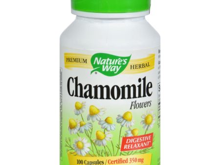 Nature s Way Chamomile Flowers - 100 Capsules Online Hot Sale