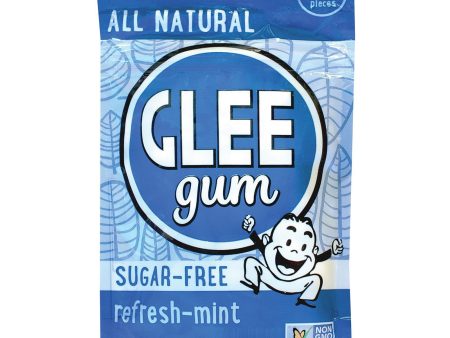 Glee Gum Chewing Gum - Refresh Mint - Sugar Free - 75 Count - Case Of 6 Online Hot Sale