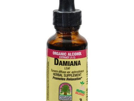 Nature s Answer Damiana Leaf - 1 Fl Oz Hot on Sale