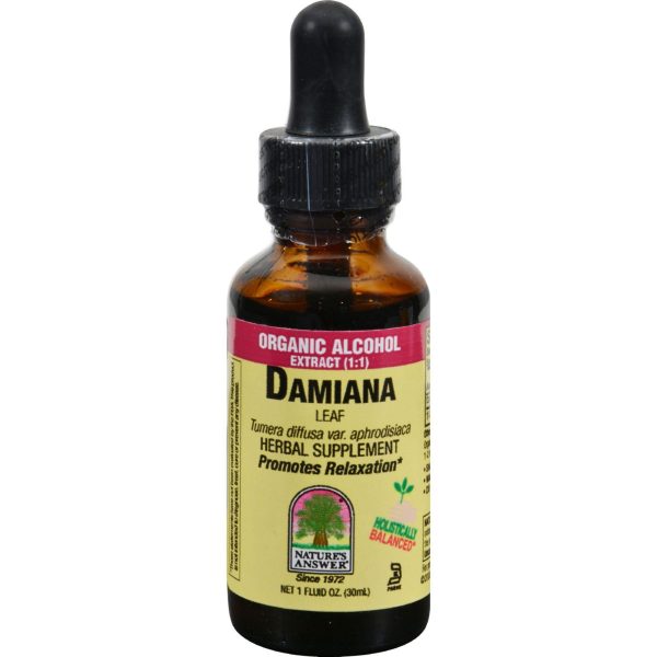 Nature s Answer Damiana Leaf - 1 Fl Oz Hot on Sale