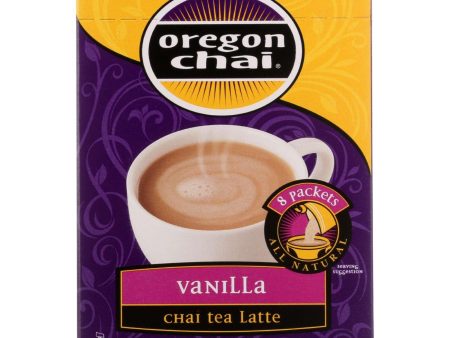 Oregon Chai Chai Tea Latte Mix - Vanilla - Powedered - 8 Count - Case Of 6 For Cheap