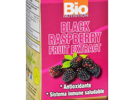 Bio Nutrition Black Raspberry Fruit Extract - 60 Vegetarian Capsules Fashion